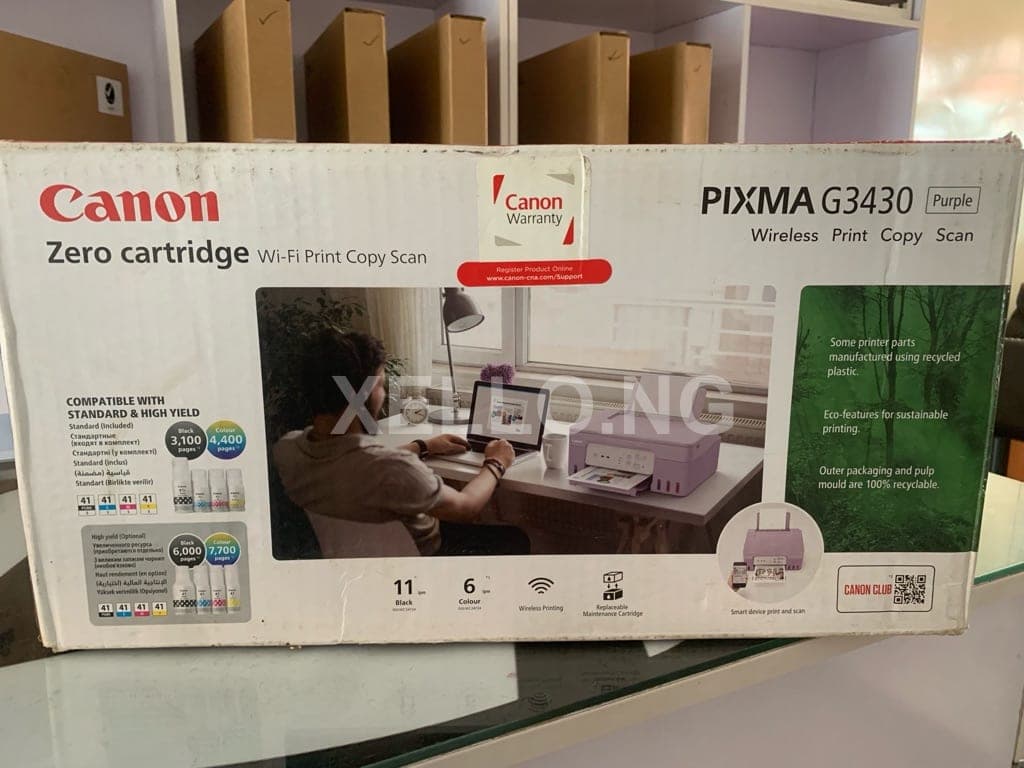 CANON PIXMA G3430 WIRELESS PRINTER-PURPLE for sale in Wuse 2, FCT