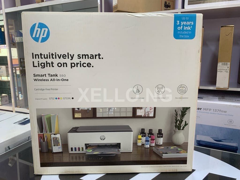 HP SMART TANK 580 WIRELESS ALL-IN-ONE PRINTER
