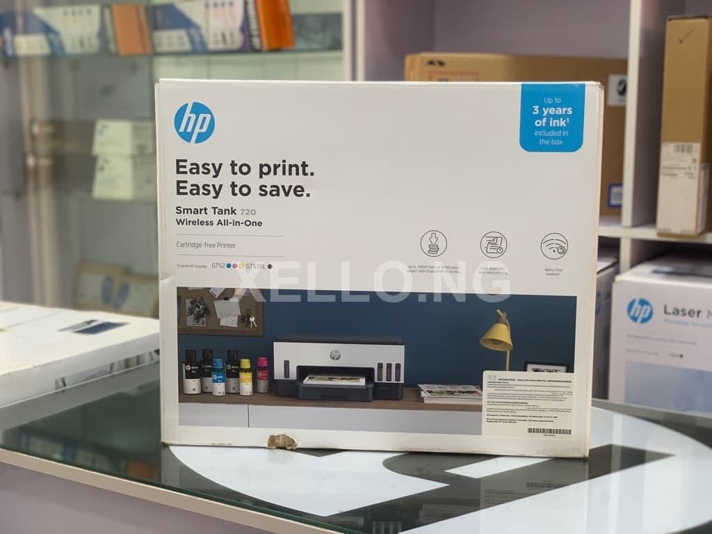 HP SMART TANK 720 WIRELESS ALL-IN-ONE PRINTER