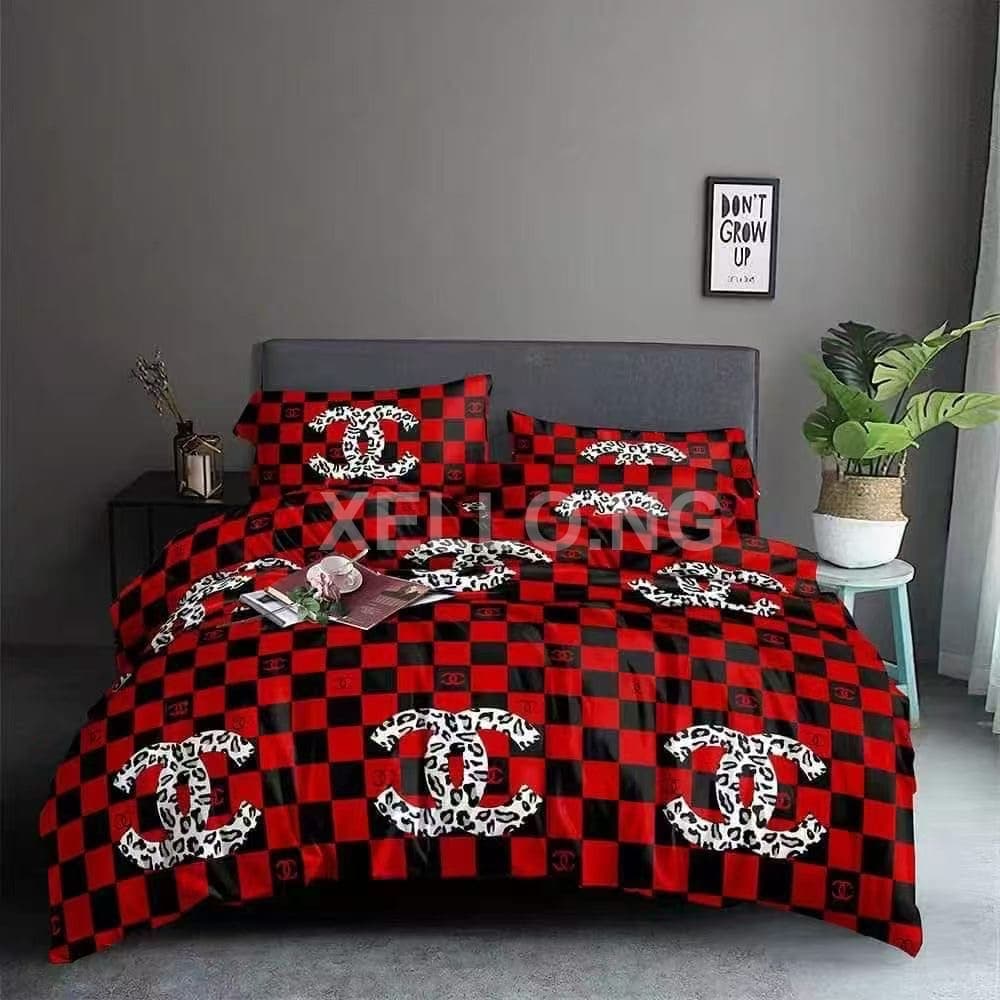 Double fiber duvet cover & bedsheet with 4pillow covers for sale in Mpape, FCT
